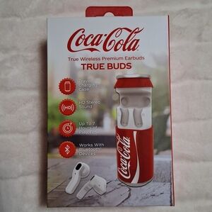 Coca Cola true wireless earbuds Coke Can Shaped Case New In Box